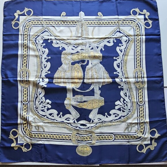 Vintage Hermes Bride De Cour Silk Scarf Multicolor By - F de LA PERRIE RE 1969 - Picture 5 of 5